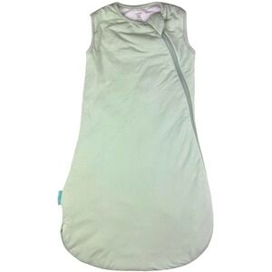 PurComfy 2 Way Zip Up 1.0 Tog BAMBOO Sleep Sack 3 6 Mos Luxe Dream Light Green